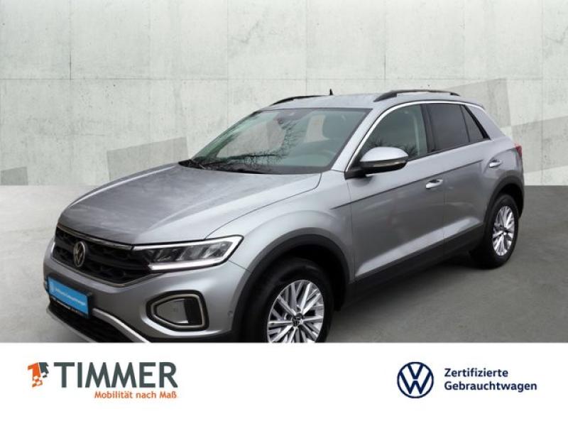 VW  T-Roc 2.0 TDI DSG LIFE +AHK +STHZ +LED +ACC +RKA, Pyrit Silber Metallic
