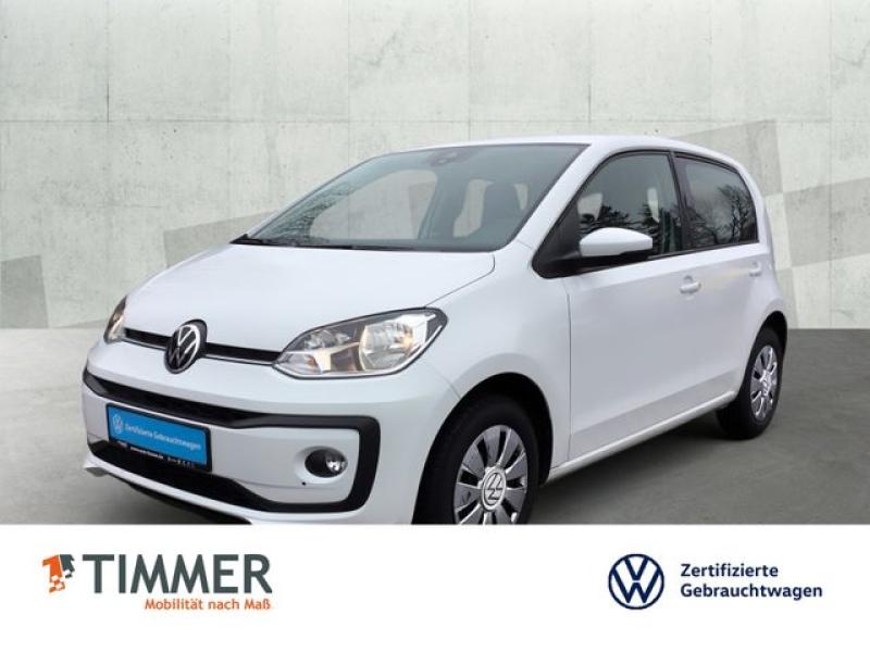 VW  up! 1.0 MOVE! +4-TÜR +RKAM +SHZ +TEMPO +DAB+ +KL, Pure White
