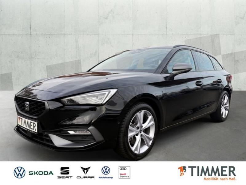 SEAT  Leon ST 2.0 TDI DSG FR *MATRIX *ACC *RKAM *NAVI, Mitternachtsschwarz