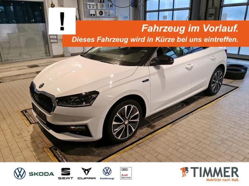 SKODA  Fabia 1.0 TSI DSG STYLE +LED +RKAM +VIRTUAL +NAV, Moon Weiß Perleffekt