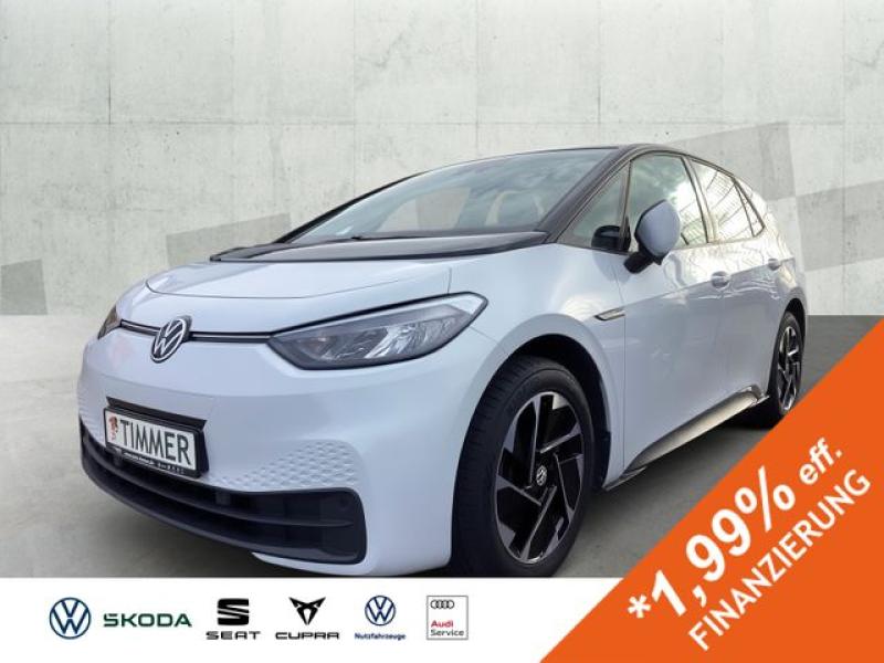 VW  ID.3 PRO PERF. LIFE 62 kWh +LED +WÄPU +ACC +NAVI, Gletscherweiß Metallic