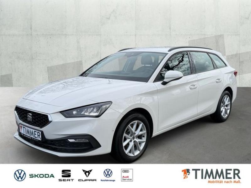SEAT  Leon ST 2.0 TDI DSG STYLE +LED +NAVI +SHZ +TEMPO, Candy Weiss