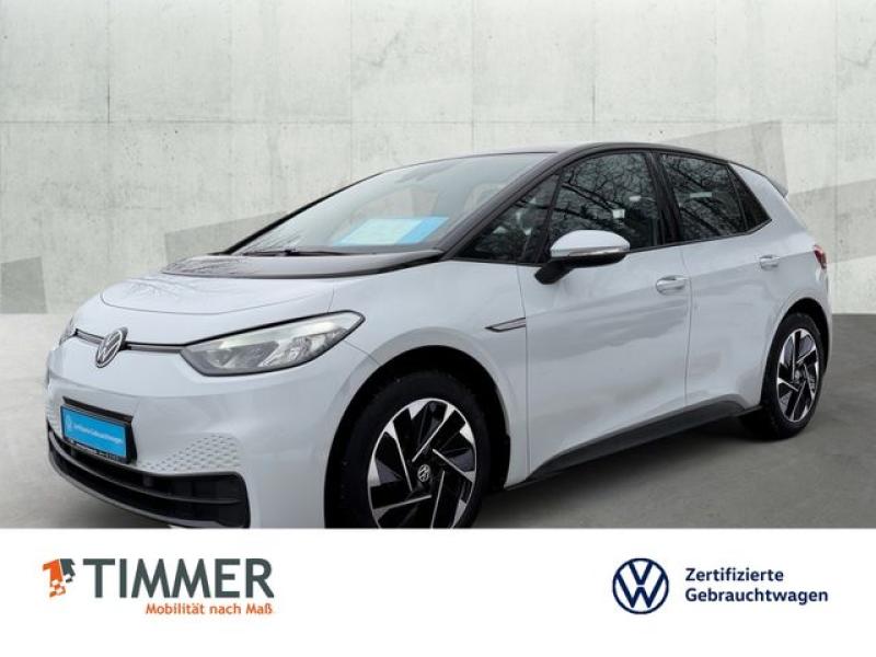 VW  ID.3 PURE PERF. 55 kWh CITY +LED +ACC +CARPLAY +, Gletscherweiß Metallic