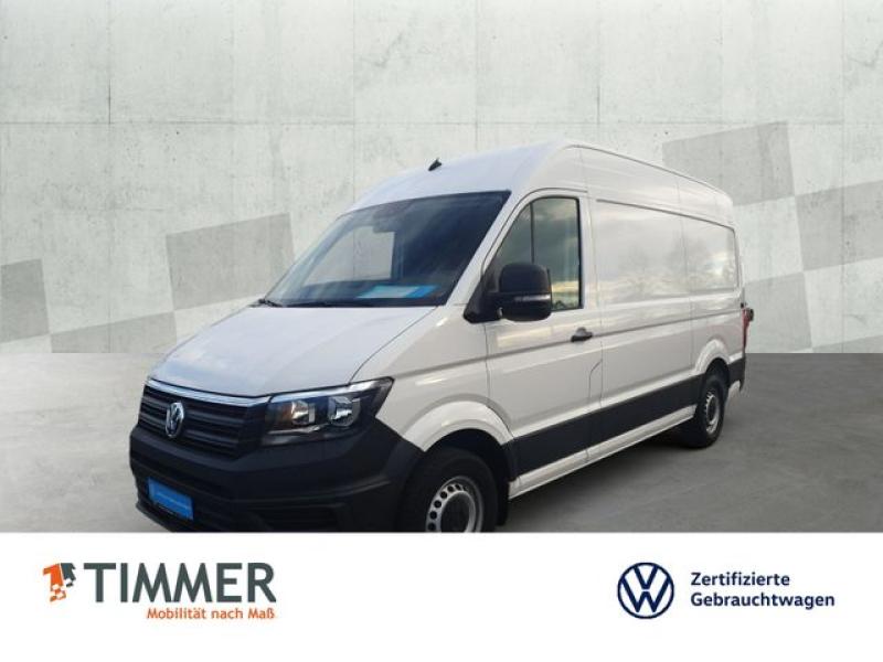 VW  Crafter 2.0 TDI 35 MITTEL HOCHDACH +PDC +APP +AL, Candy Weiß