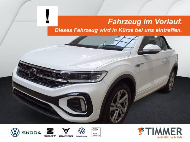 VW  T-Roc Cabriolet 1.5 TSI DSG R-LINE +AHK +LED +AC, Pure White Schwarz