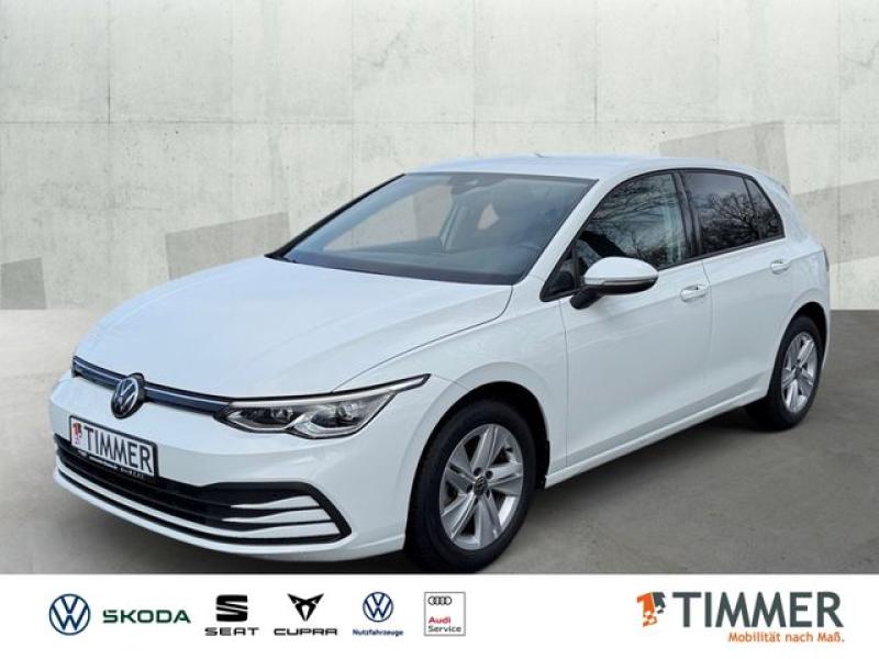 VW  Golf VIII 1.5 TSI LIFE +LED +RKAM +CARPLAY +SHZ, Pure White