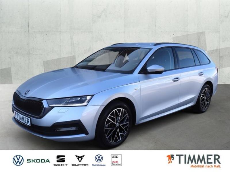 SKODA  Octavia Combi 2.0 TDI DSG CLEVER +AHK +MATRIX +A, Brillant Silber Metallic