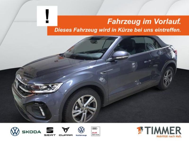 VW  T-Roc Cabriolet 1.5 TSI DSG R-LINE +AHK +LED +AC, Rauchgrau Metallic