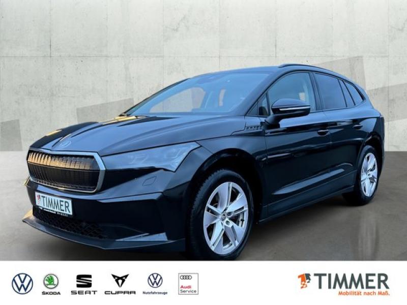 SKODA  Enyaq 60 LOFT AHK+WÄPU +MATRIX +ACC +RKAM +19" +, Schwarz Magic Perleffekt