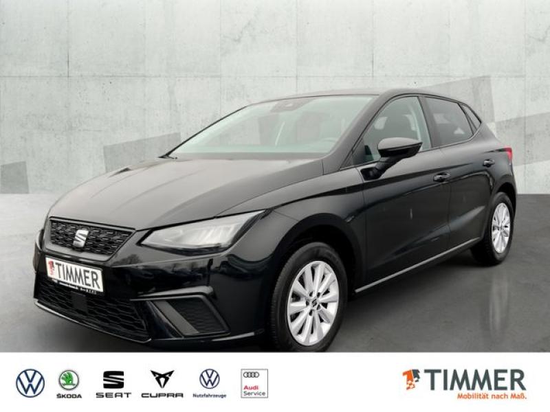 SEAT  Ibiza 1.0 TSI STYLE +LED +SHZ +CARPLAY +VIRTUAL, Midnight Schwarz Metallic