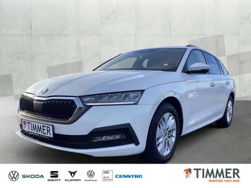 SKODA  Octavia Combi 2.0 TDI DSG +AHK +LED +ACC +NAVI +, Candy Weiss