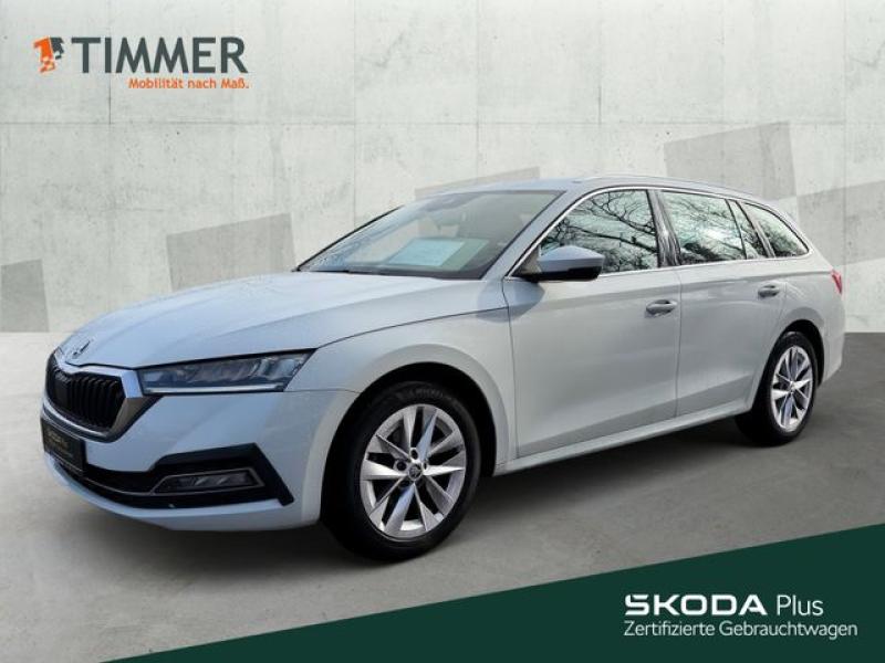SKODA  Octavia Combi 2.0 TDI STYLE +AHK +LED +NAVI +SHZ, Moon Weiss Metallic