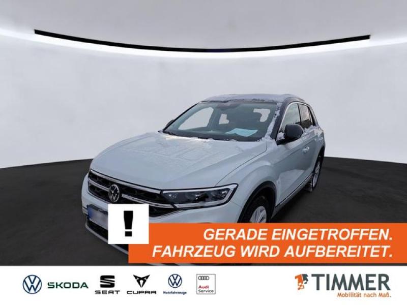 VW  T-Roc 1.5 TSI DSG STYLE +AHK +LED +ACC +APP +NAV, Pure White Schwarz