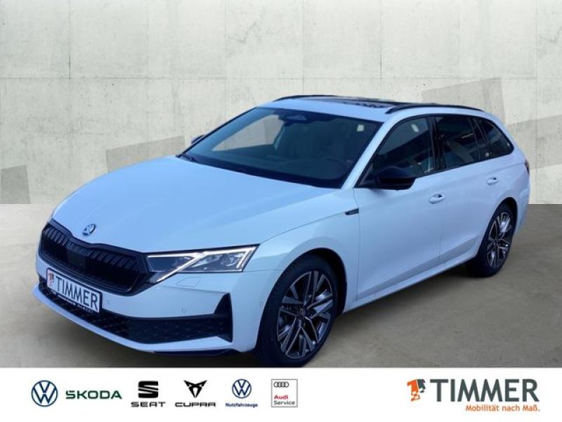 SKODA  Octavia Combi 2.0 TDI DSG Sportline 18"*AHK*DCC*, Moon-Weiss Metallic