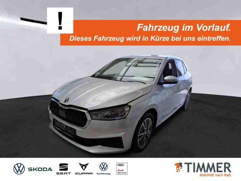 SKODA  Fabia 1.0 TSI DSG TOUR +LED +RKAM +APP-CONN +SHZ, Brillant Silber Metallic