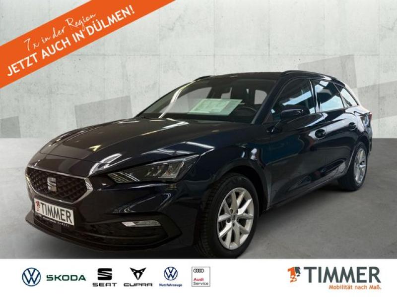 SEAT  Leon ST 2.0 TDI STYLE +LED +NAVI +ALU +DAB +CARP, Asphaltblau