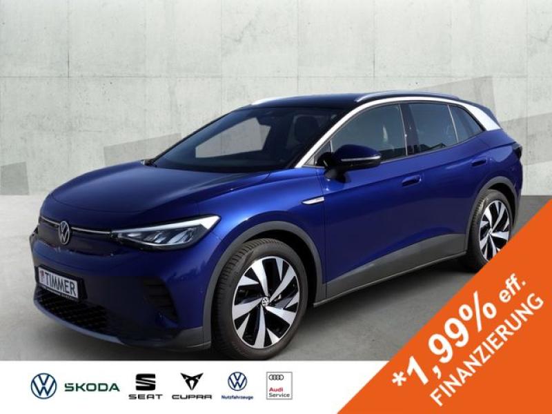 VW  ID.4 PRO PERF. 82 kWh +AHK +LED +RKAM +LM +ACC+, Blue Dusk Metallic