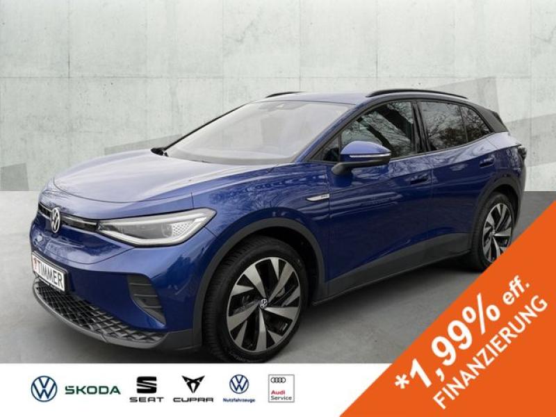 VW  ID.4 PRO PERF. 82 kWh +AHK +WÄPU +IQ.LIGHT +RKAM, Blue Dusk Metallic