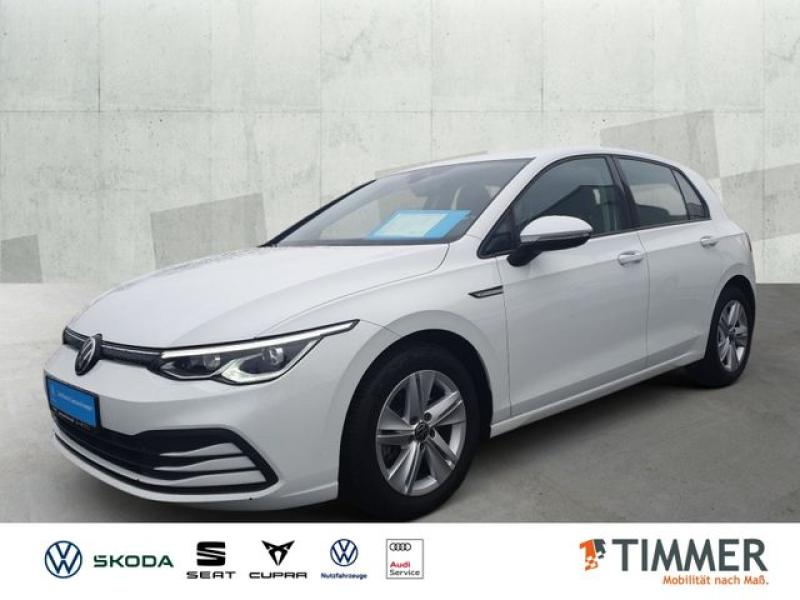 VW  Golf VIII 2.0 TDI LIFE +LED +ACC +APP +NAVI +SHZ, Pure White