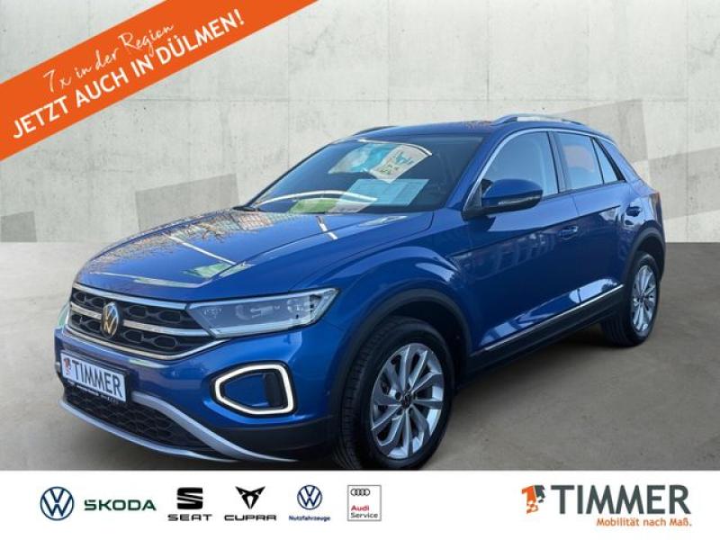 VW  T-Roc 1.5 TSI DSG STYLE +LED +ACC +VIRTUAL +NAVI, Ravennablau Metallic