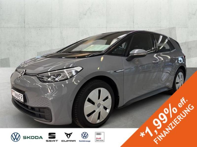 VW  ID.3 PRO PERF. 62 kWh +LED +RKAM +CARPLAY +NAVI, Mondsteingrau Schwarz