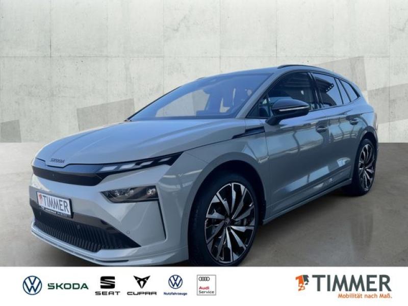 SKODA  Enyaq 85 Sportline 210kW (286PS)*AHK*TRAVEL*SHZ*, Steel-Grau