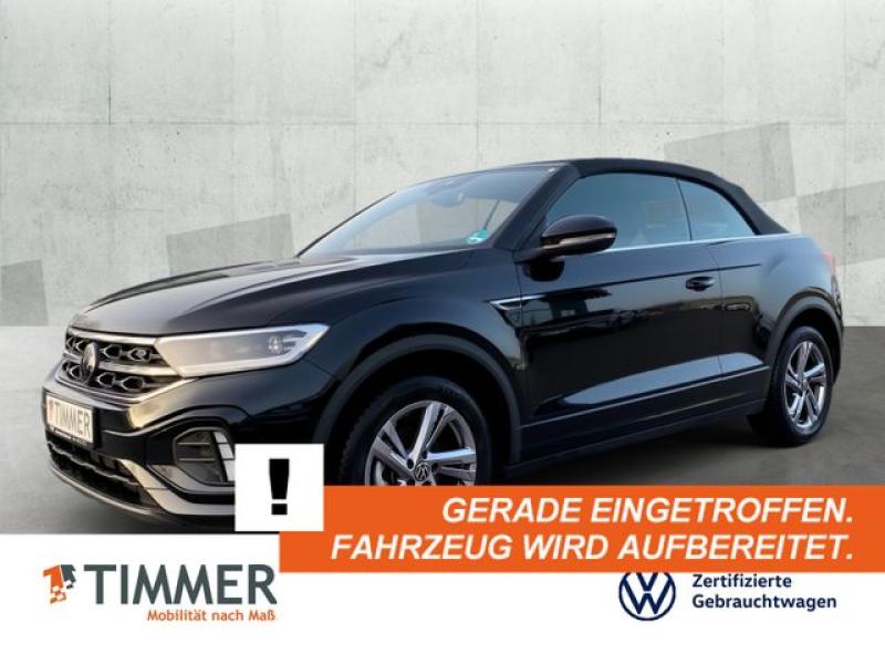 VW  T-Roc Cabriolet 1.5 TSI DSG R-LINE +AHK +LED +AC, Deep Black Perleffekt