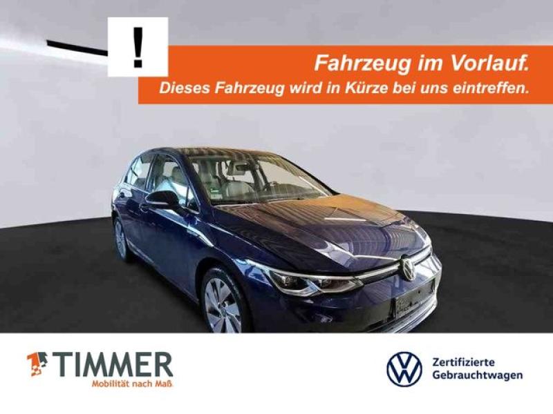 VW  Golf VIII 1.5 eTSI DSG STYLE +LED +ACC +VIRTUAL, Atlantic Blue Metallic