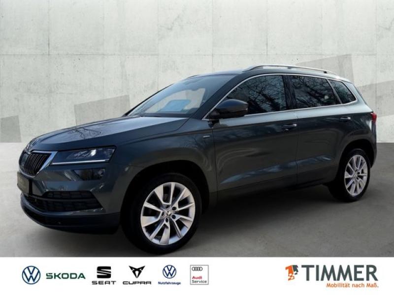 SKODA  Karoq 1.5 TSI DSG CLEVER +LED +ACC +RKAM +NAVI +, Quarz-Grau Metallic
