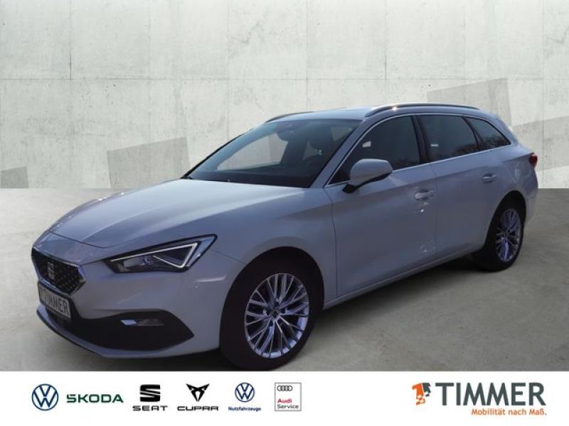 SEAT  Leon ST 2.0 TDI DSG XC +PANO +ACC +LEDER +NAVI +, Weiß