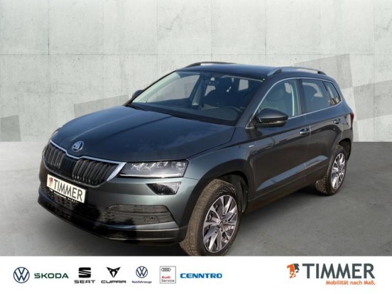 SKODA  Karoq 2.0 TDI CLEVER +LED +CANTON +STHZG +VIRTUA, Quarz-Grau Metallic