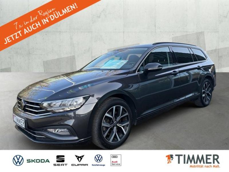 VW  Passat Variant 2.0 TDI DSG BUSINESS +AHK +LED +A, Mangangrau Metallic