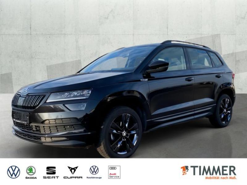SKODA  Karoq Sportline 1.5 TSI (150PS)*DSG*R-Kam*PANO*A, Schwarz