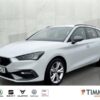 SEAT  Leon ST 1.5 eTSI DSG FR AHK+LED +ACC +RKAM +NAVI, Glacial Weiß Metallic