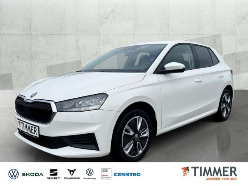 SKODA  Fabia 1.0 TSI ACTIVE +LED +APP-CONN +SHZ +ALU +D, Candy Weiß