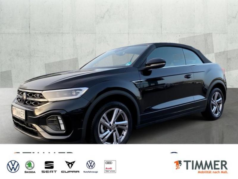 VW  T-Roc Cabriolet 1.5 TSI DSG R-LINE +AHK +LED +AC, Deep Black Perleffekt