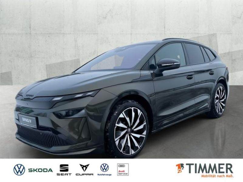 SKODA  Enyaq 60 Sportline 150kW (204PS)*AHK*TRAVEL*SHZ*, Olibo-Grün Metallic