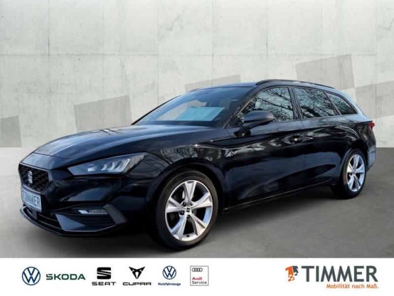 SEAT  Leon ST 1.5 TSI FR +LED +ACC +NAVI +SHZ +17" +AP, Mitternachtsschwarz