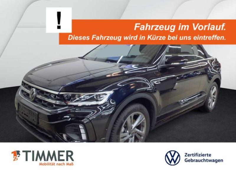 VW  T-Roc Cabriolet 1.5 TSI DSG R-LINE +AHK +LED +AC, Deep Black Perleffekt