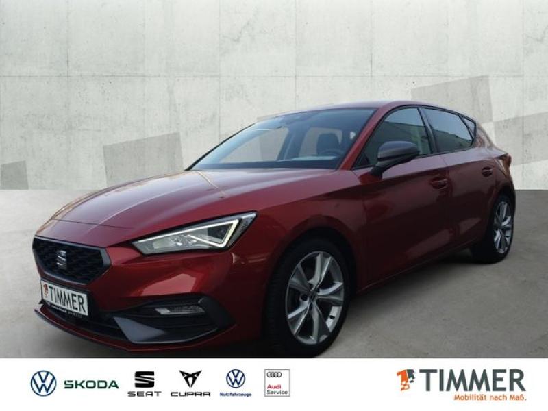 SEAT  Leon 1.5 TSI FR +LED +RKAM +APP-CONN +NAVI +, Desire Rot Metallic