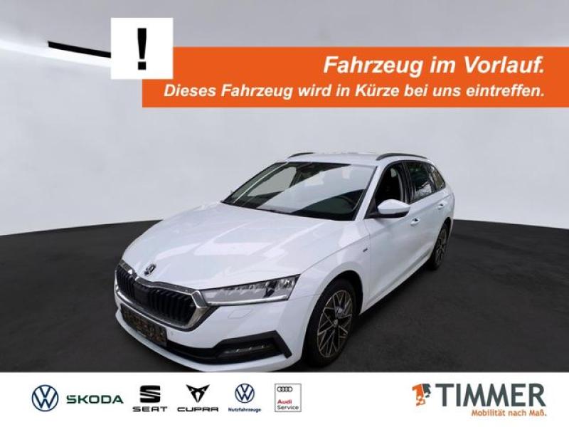 SKODA  Octavia Combi 2.0 TDI CLEVER +LED +RKAM +NAVI +S, Moon Weiß Perleffekt
