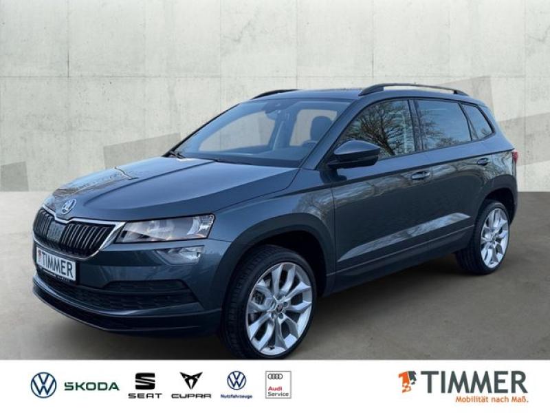 SKODA  Karoq 2.0 TDI STYLE +TEMPO +NAVI +LM +SHZ +CLIMA, Quarz-Grau Metallic