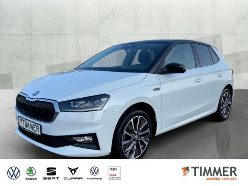 SKODA  Fabia 1.0 TSI DSG First Edition +LED +RKAM +VIRT, Moon Weiß Perleffekt