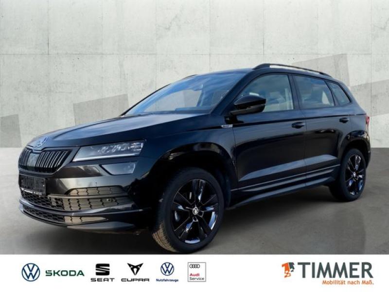 SKODA  Karoq Sportline 1.5 TSI (150PS)*DSG*PANO*AHK*NAV, Schwarz
