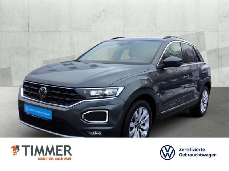 VW  T-Roc 2.0 TDI DSG 4MOTION SPORT +AHK +LED +ACC +, Indiumgrau Metallic