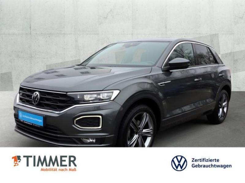 VW  T-Roc 1.5 TSI Sport DSG *R-LINE*NAVI*AHK*PDC*SHZ, Indiumgrau Metallic