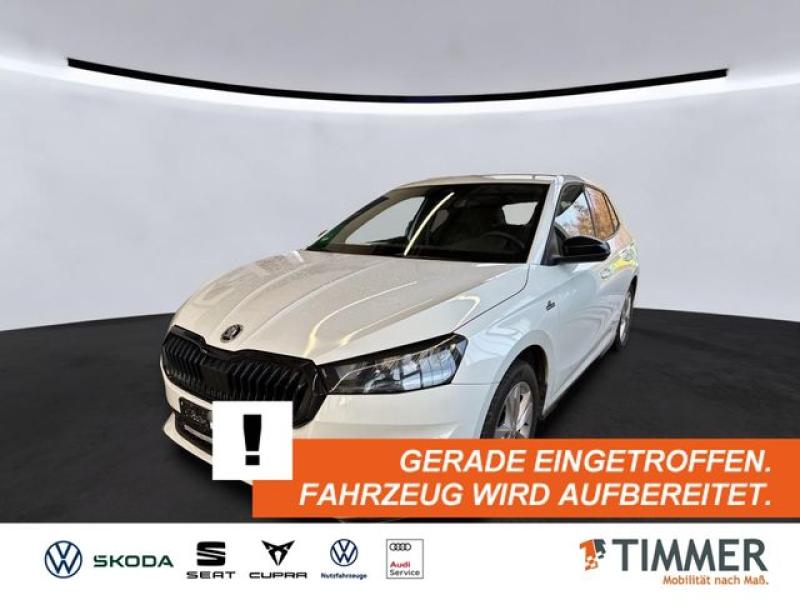 SKODA  Fabia 1.0 MONTE CARLO +LED +LM +TEMPO +SMART +SH, Moon-Weiß Perleffekt