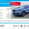 SKODA  Karoq 1.5 TSI CLEVER +AHK +LED +APP-CONN +SHZ +1, Stahl Grau