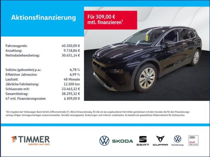 SKODA  Elroq 85 LOFT WÄPU +AHK +19" +CARPLAY +LED +ACC, Black Magic Perleffekt