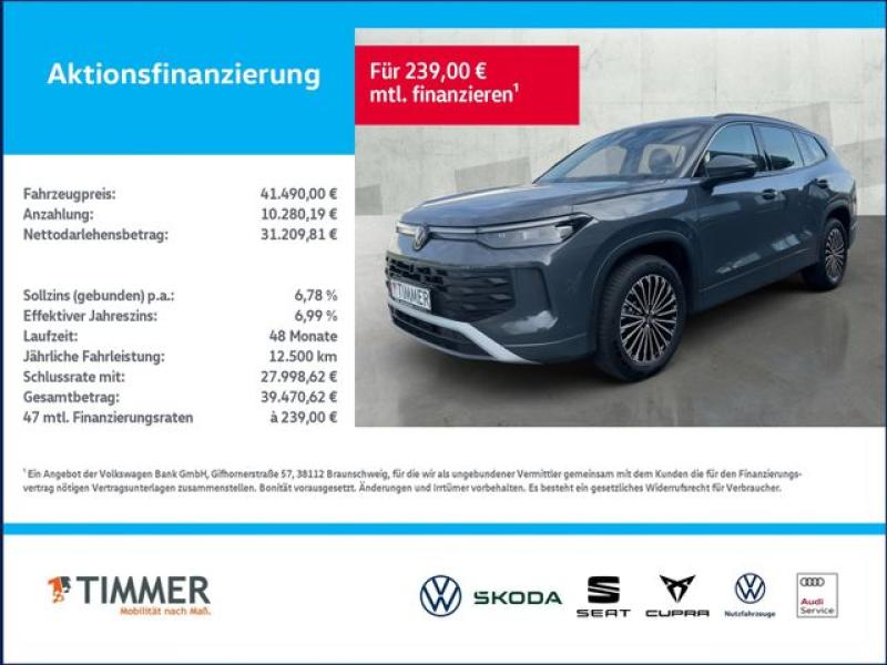 VW  Tayron 2.0 TDI DSG 4M LIFE +AHK +LED +ACC +RKAM, Delfingrau Metallic